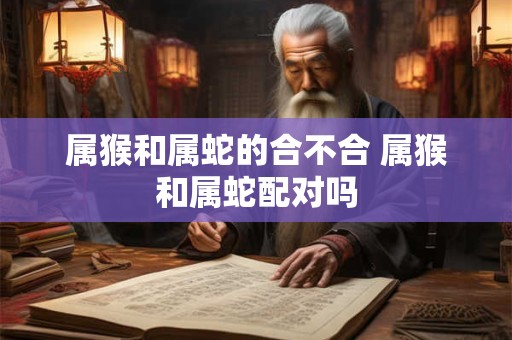 属猴和属蛇的合不合 属猴和属蛇配对吗