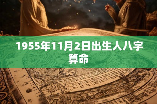 1955年11月2日出生人八字算命 1955年11月2日出生人八字算命