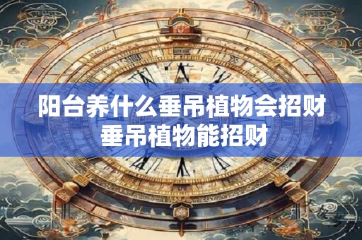 阳台养什么垂吊植物会招财 垂吊植物能招财