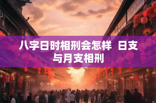 八字日时相刑会怎样  日支与月支相刑