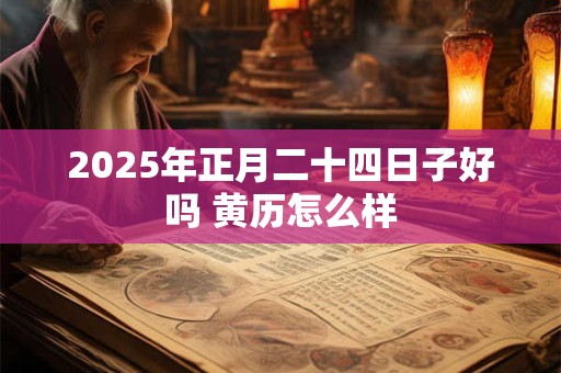 2025年正月二十四日子好吗 黄历怎么样
