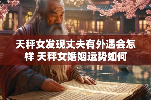 天秤女发现丈夫有外遇会怎样 天秤女婚姻运势如何