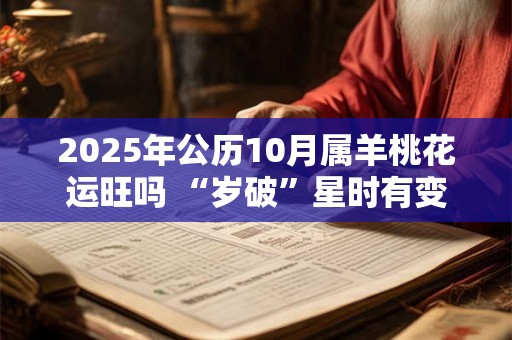 2025年公历10月属羊桃花运旺吗 “岁破”星时有变动