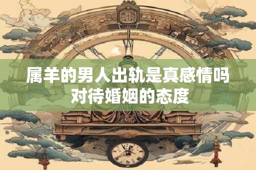 属羊的男人出轨是真感情吗 对待婚姻的态度