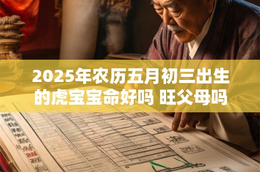 2025年农历五月初三出生的虎宝宝命好吗 旺父母吗