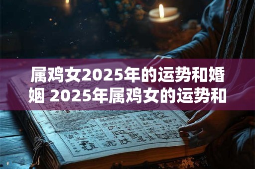 属鸡女2026年的运势和婚姻 2026年属鸡女的运势和婚姻如何