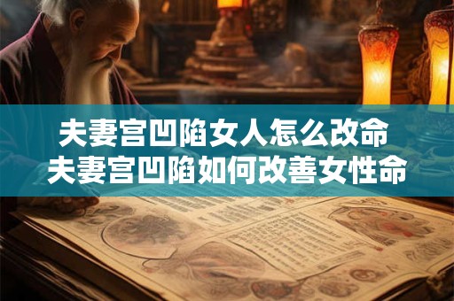 夫妻宫凹陷女人怎么改命 夫妻宫凹陷如何改善女性命运