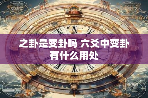 之卦是变卦吗 六爻中变卦有什么用处