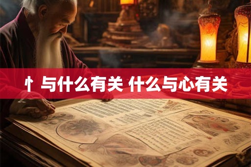 忄与什么有关 什么与心有关 忄与什么有关 什么与心有关