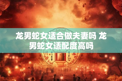 龙男蛇女适合做夫妻吗 龙男蛇女适配度高吗