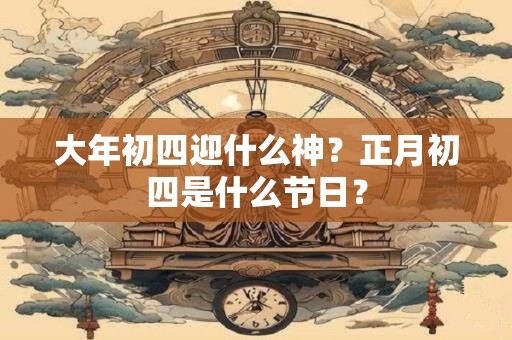 大年初四迎什么神？正月初四是什么节日？