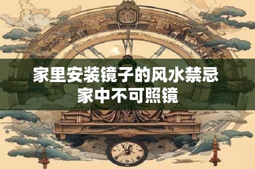 家里安装镜子的风水禁忌 家中不可照镜