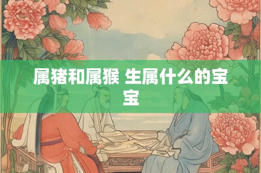 属猪和属猴 生属什么的宝宝