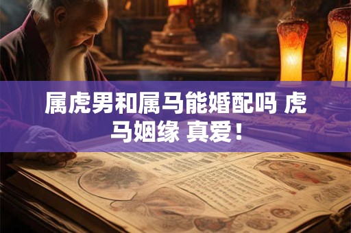 属虎男和属马能婚配吗 虎马姻缘 真爱！