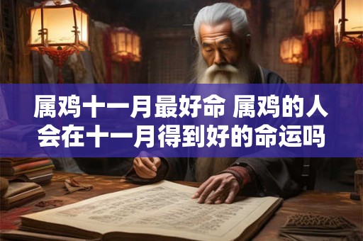 属鸡十一月最好命 属鸡的人会在十一月得到好的命运吗