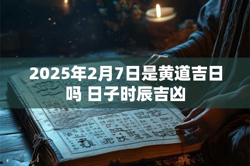 2025年2月7日是黄道吉日吗 日子时辰吉凶