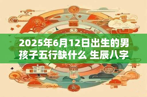 2025年6月12日出生的男孩子五行缺什么 生辰八字高分取名