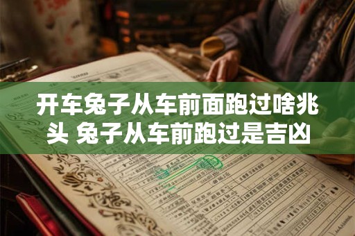 开车兔子从车前面跑过啥兆头 兔子从车前跑过是吉凶