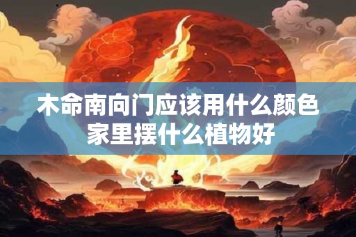 木命南向门应该用什么颜色 家里摆什么植物好