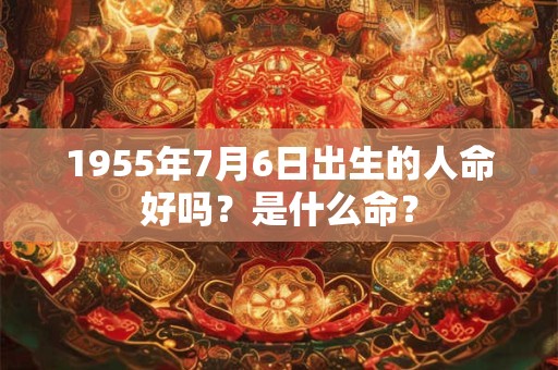 1955年7月6日出生的人命好吗？是什么命？