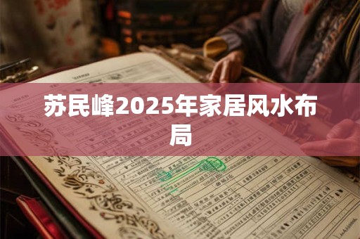 苏民峰2025年家居风水布局 苏民峰2025年家居风水布局