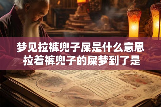 梦见拉裤兜子屎是什么意思 拉着裤兜子的屎梦到了是什么预示意义