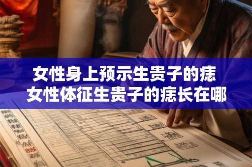 女性身上预示生贵子的痣 女性体征生贵子的痣长在哪里