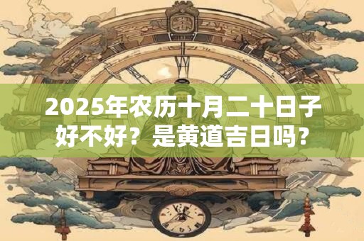 2025年农历十月二十日子好不好？是黄道吉日吗？