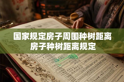 国家规定房子周围种树距离 房子种树距离规定