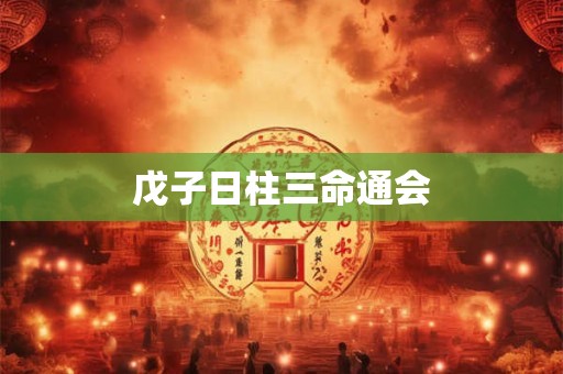 戊子日柱三命通会 戊子日柱三命通会