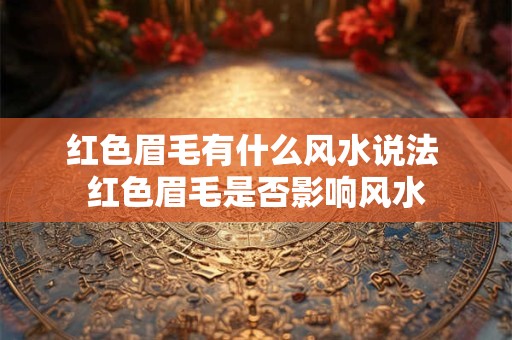 红色眉毛有什么风水说法 红色眉毛是否影响风水