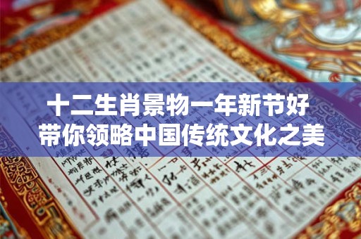 十二生肖景物一年新节好 带你领略中国传统文化之美！
