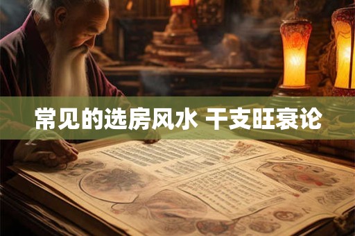 常见的选房风水 干支旺衰论