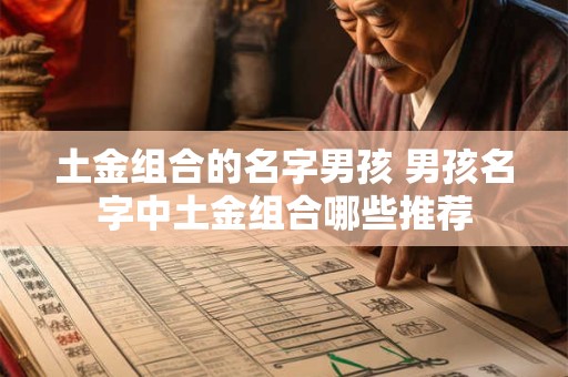 土金组合的名字男孩 男孩名字中土金组合哪些推荐