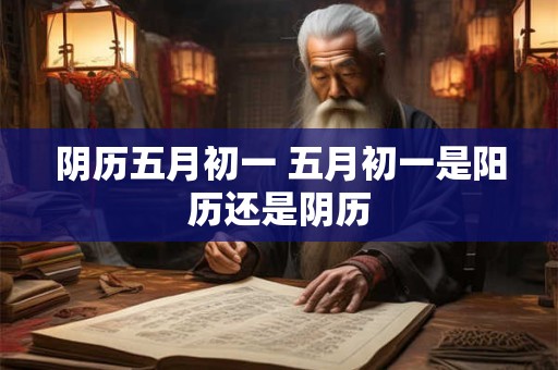 阴历五月初一 五月初一是阳历还是阴历