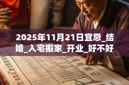 2025年11月21日宜忌_结婚_入宅搬家_开业_好不好？