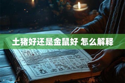 土猪好还是金鼠好 怎么解释