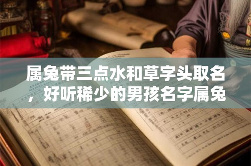属兔带三点水和草字头取名，好听稀少的男孩名字属兔