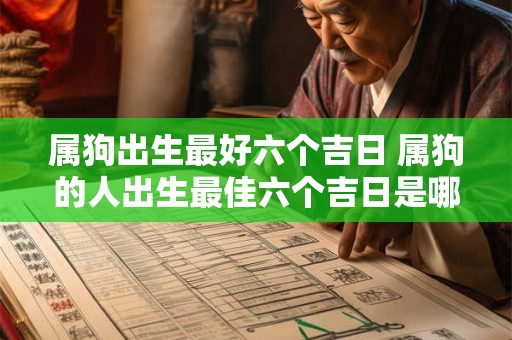 属狗出生最好六个吉日 属狗的人出生最佳六个吉日是哪些