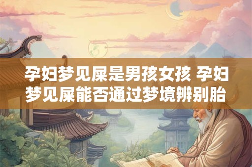 孕妇梦见屎是男孩女孩 孕妇梦见屎能否通过梦境辨别胎儿性别