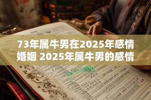 73年属牛男在2025年感情婚姻 2025年属牛男的感情婚姻如何发展