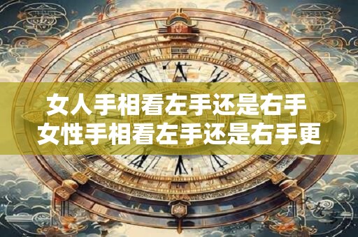 女人手相看左手还是右手 女性手相看左手还是右手更准确