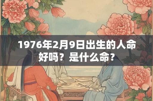 1976年2月9日出生的人命好吗？是什么命？