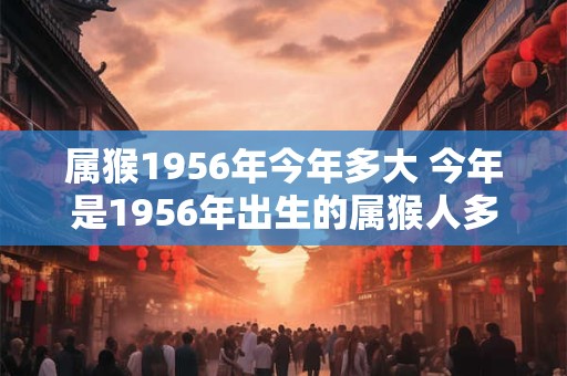 属猴1956年今年多大 今年是1956年出生的属猴人多少岁了
