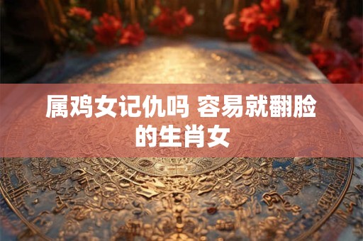 属鸡女记仇吗 容易就翻脸的生肖女