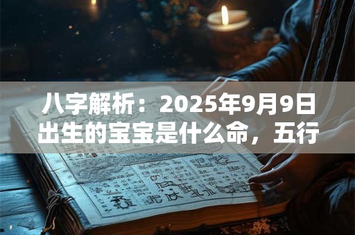 八字解析：2025年9月9日出生的宝宝是什么命，五行缺什么