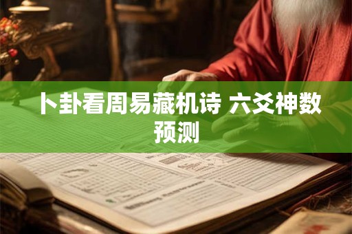 卜卦看周易藏机诗 六爻神数预测