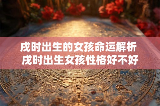 戌时出生的女孩命运解析 戌时出生女孩性格好不好