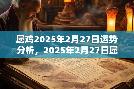 属鸡2025年2月27日运势分析，2025年2月27日属鸡运势分析