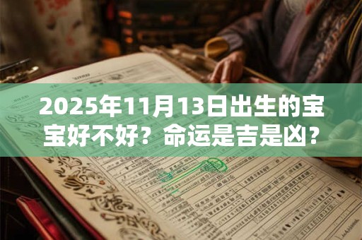 2025年11月13日出生的宝宝好不好?命运是吉是凶? 2025年11月13日出生的宝宝好不好?命运是吉是凶?